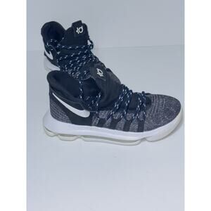 NIKE KD 10 GS 'Oreo Basketball Sneaker Size 4Y Women 5.5 Kevin Durant 918365-001